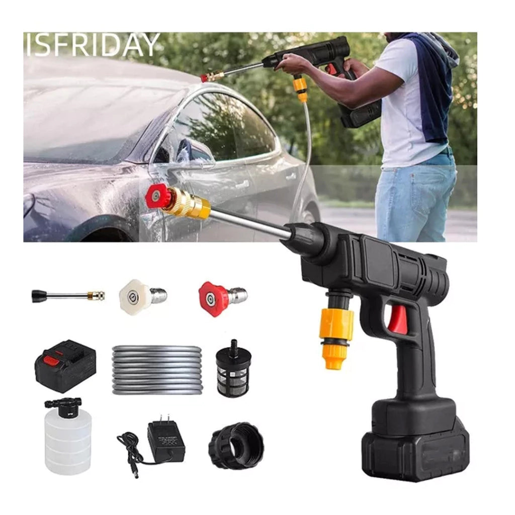 Hidrolavadora Portátil con Dos Baterías