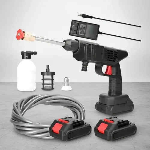 Hidrolavadora Portátil con Dos Baterías